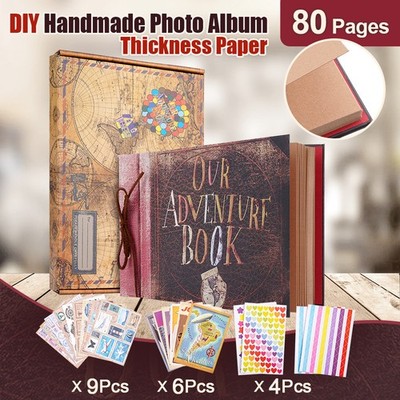 Scrapbook Our Adventure Book Photo Album Christmas Anniversary Memory Gift DIY