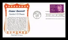 DR JIM STAMPS US COVER ELEANOR ROOSEVELT FDC SCOTT 1236 KHOL KRAFT CACHET