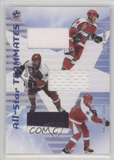 2001-02 ITG Be A Player Memorabilia /80 Valeri Bure Pavel Viktor Kozlov HOF 6v3