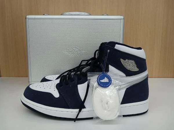 Nike Uomo 11.0US Air Jordan 1 Retro High Og Co.Jp Db5877 100 Bianco Navy Sneaker