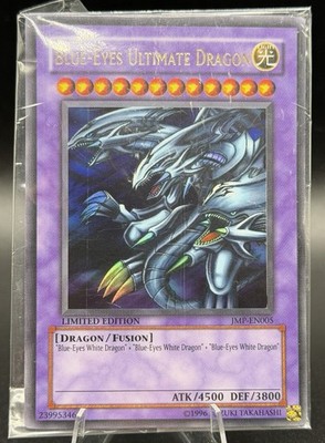 SEALED Blue-Eyes Ultimate Dragon JMP-EN005 Limited Edition FOIL Yu-Gi-Oh! TCG