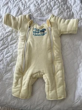 Baby Merlin’s Magic Sleep Suit Small 3-6 Months (12-18lbs) Yellow Color