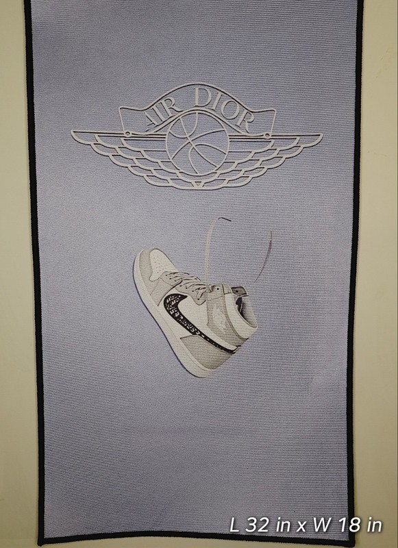 AIR DIOR SNEAKER SHOES Custom Flat/Not Fluffy Area Rug Mat