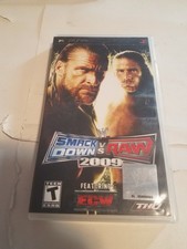 WWE Smackdown Vs. Raw 2009 - Sony PSP, G, No manual, art torn, case cracked