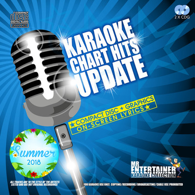 Mr Entertainer Karaoke Chart Hits Update. Doppel CDG Disc. Sommer 2018. MCH18-SU