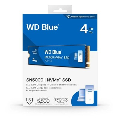 M.2 4TB WD Blue SN5000 WDS400T4B0E  - M.2 2280 Internal 