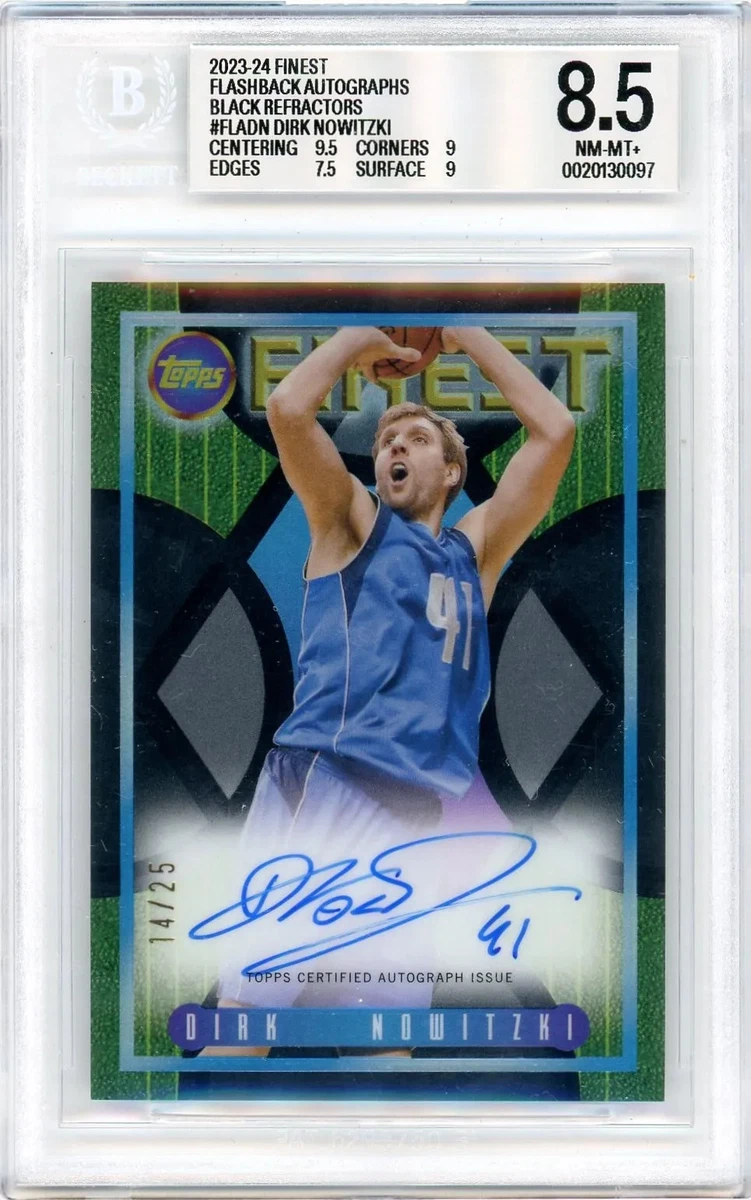 Dirk Nowitzki Basketball Autographed Sports Trading Cards
