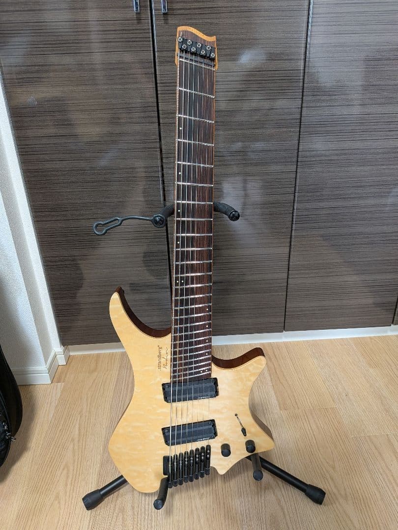 ギター strandberg Boden J-Series J8 Standard Electric Guitar Strandberg Boden J8 Natural 8-string Made in Japan
