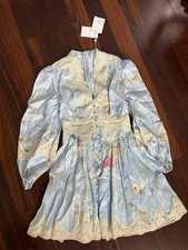 Zimmerman Lucky Lace Mini Dress Size 0P BNWT