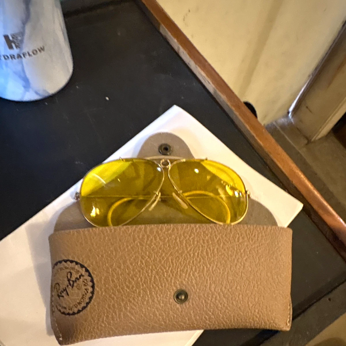 Ray-Ban Yellow Aviator Sunglasses for Men for sale | eBay