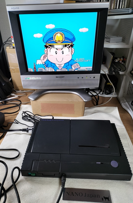 NEC PC Engine DUO Turbo Duo Console PI-TG8 HuCard working CD don't