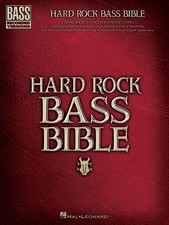 Hard Rock Bass Bible Bass Guitar Tab Intermediate Sheet Music Lyrics Book