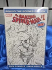 The Amazing Spider-Man #1 Behind-The-Scenes Edition Sketch Ottley Comic