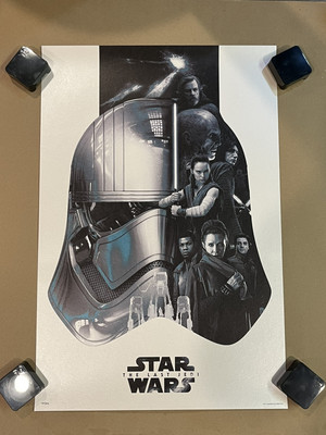 ''The Eighth'' Devin Schoeffler Print x/375 Star Wars The Last Jedi BNG Bottleneck