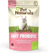 Pet Naturals Daily Probiotic Soft Chews for Cats, 30 Chews, Brown Chew