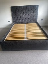Kingsize Ottoman Grey Bed