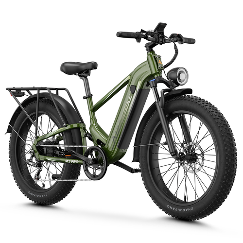 1800W 26" Fat Tire Electric Bike 48V 17.5AH 36MPH eBike for Adults Mountain US - Picture 17 of 23