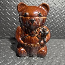 Vintage Price And Kensington P&K Brown Teddy Bear Biscuit Cookie Jar