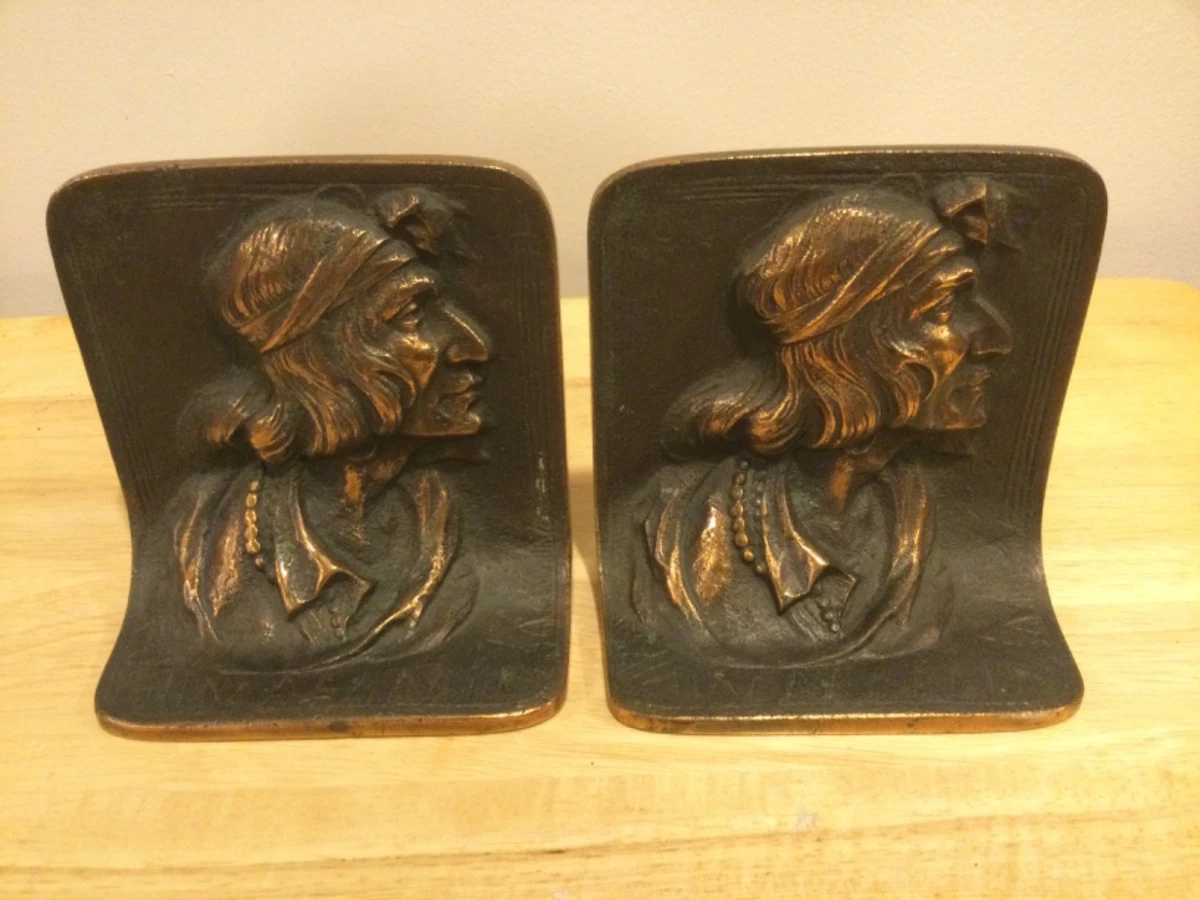 Antique Indian Bookends In Antique Metalware for sale | eBay