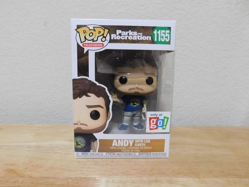 Funko Pop Television Parks and Recreation only at Go! #1155 Andy with Leg Casts