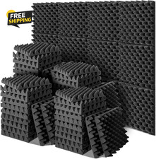 60 Pack Acoustic Foam Panels 12 X 12 X 2" Sound Proof Foam Panels for Walls
