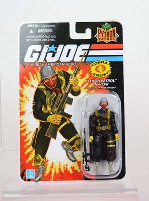 GI Joe 25th Anniversary Cobra Python Patrol Officer (v2) 3.75 Figure Hasbro