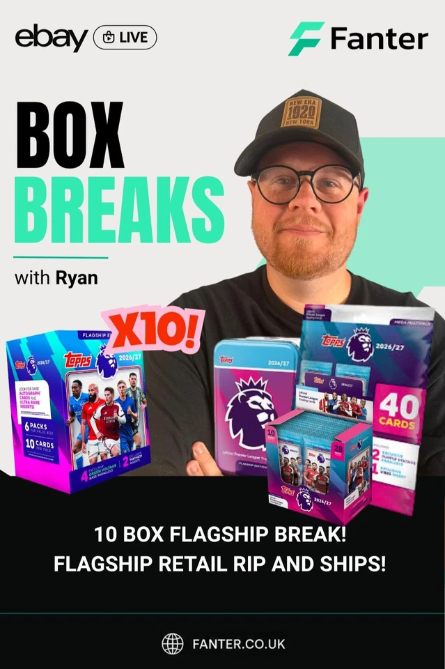 10 BOX BLASTER BREAK OF NEW PREMIER LEAGUE  FLAGSHIP!!