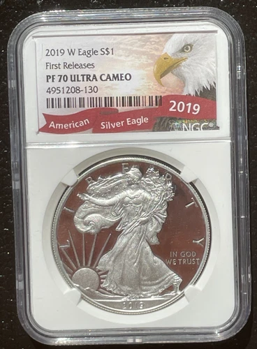 2019-W $1 SILVER AMERICAN EAGLE NGC PF70 First Releases : 06667