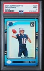 2024 Panini Donruss Optic - Rated Rookie Drake Maye #229 Aqua Prizm /299 Psa 9