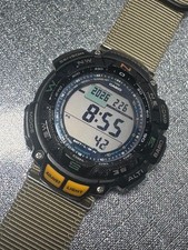 CASIO PRO TREK PRG-240 Solar Triple Sensor Uhr getestet Outdoor Ausrüstung
