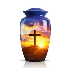 Cross Cremation Urn for Human Ashes  Memorial Urn 10 inches  ship by fedex 10 in