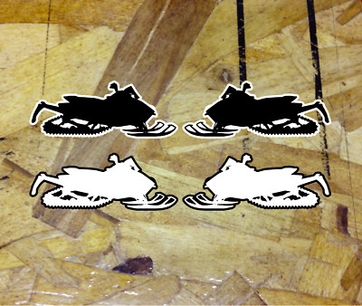 Sled Life Snowmobile Sleds Car Sticker Bumper Window Vinyl Decal - 4'' - 4 for 1