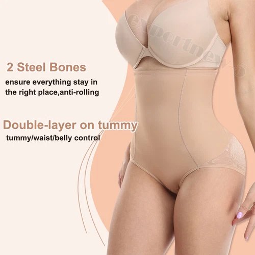 Damen High Waist Body Shaper En Fajate Levanta Cola Fajas Colombianas Reductora - Bild 7 von 17