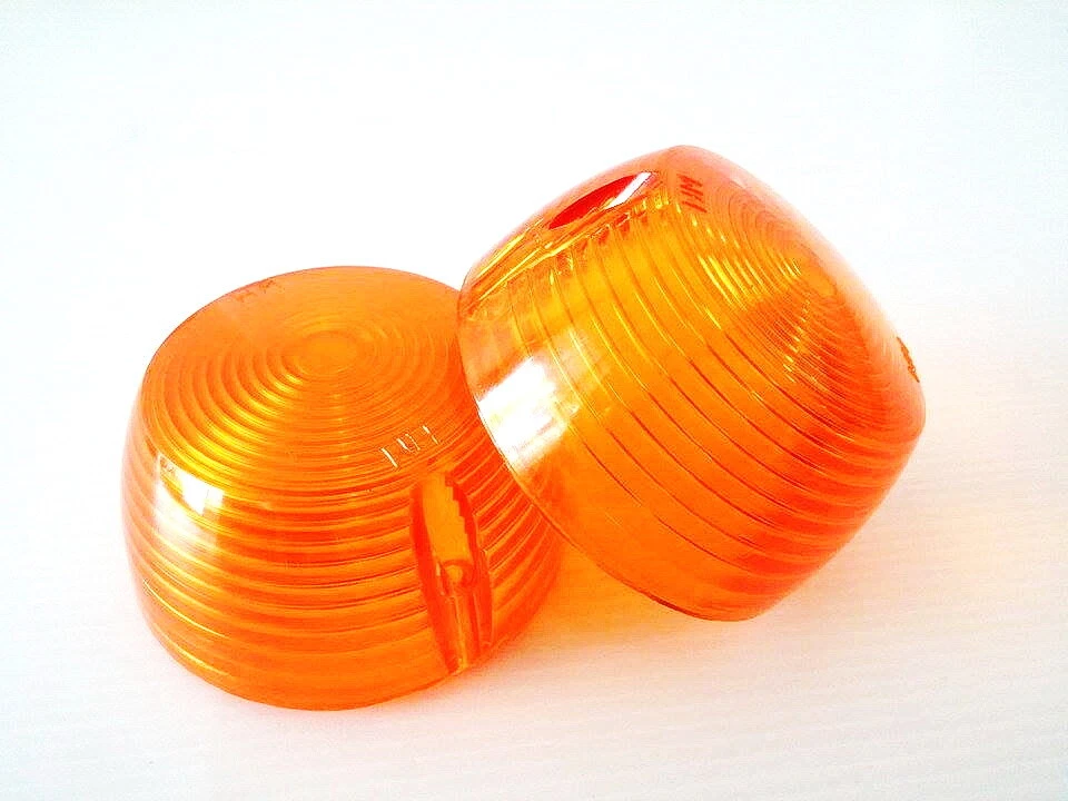 Lente señal guiño PARA HONDA CB100 CB125S CD90 CL90 CL100 S90 SL125 S110 nuevo 2 piezas Foto 2 de 3