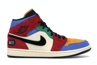 Jordan 1 Mid x Blue The Great Fearless 2019 Men's- CU2805-100