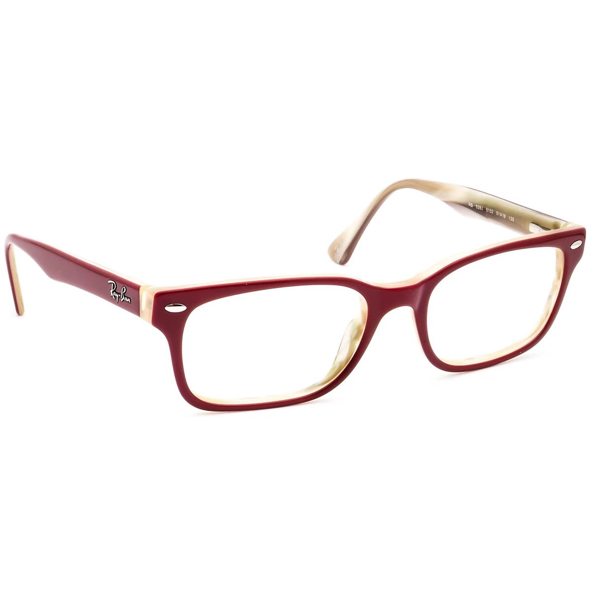 Ray ban sales burgundy frames