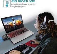 NEW  Laptop FAST Cooling Fan, Perfect for Gaming or any laptop, 13 Wind Speed 