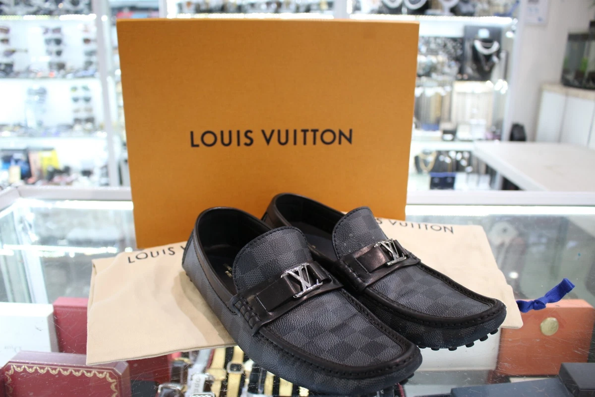 Louis Vuitton Hockenheim Moccasin Graphite. Size 08.0