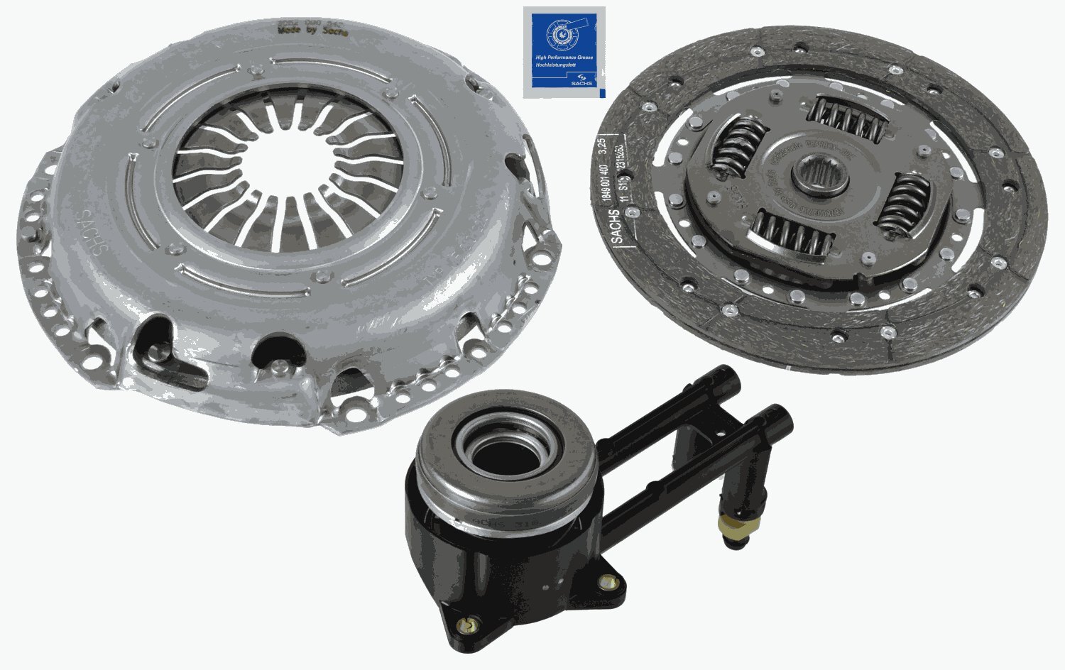 SACHS 3000 990 088 Clutch Kit for FORD