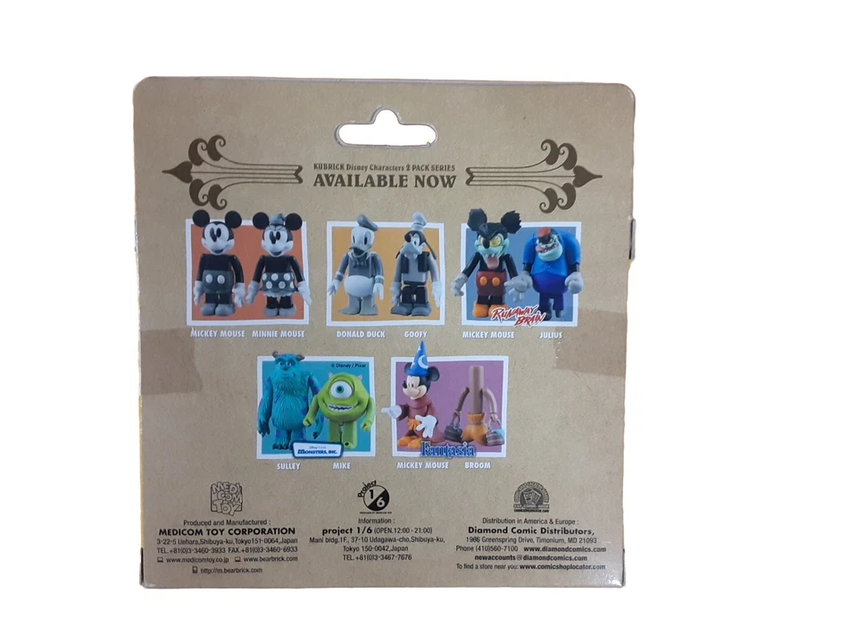 DISNEY KUBRICK Pinocho + Cricket Peñique - PAQUETE DE 2 PERSONAJES NUEVO EN CAJA Foto 2 de 3