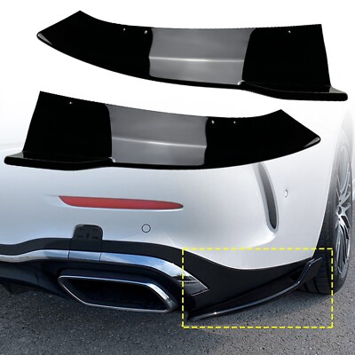 Heckstoßstangensplitter-Diffusor-Canards für Benz C-Klasse W206 C200 AMG 2022+