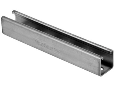 Fischer 504470 Montageschiene FUS 41/2,5 - 2 m nicht rostender Stahl A2 VPE 1 St