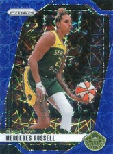 2024 Panini Prizm WNBA MERCEDES RUSSELL #109 BLUE VELOCITY PRIZM STORM