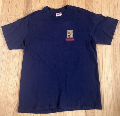 T-shirt uomo vintage 1992 Nintendo Star Fox ricamata super FX taglia large - Foto 1 di 10
