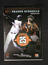 2017 Bowie Baysox Chance Sisco Calvin Pickering Pocket Schedule Bowie Health