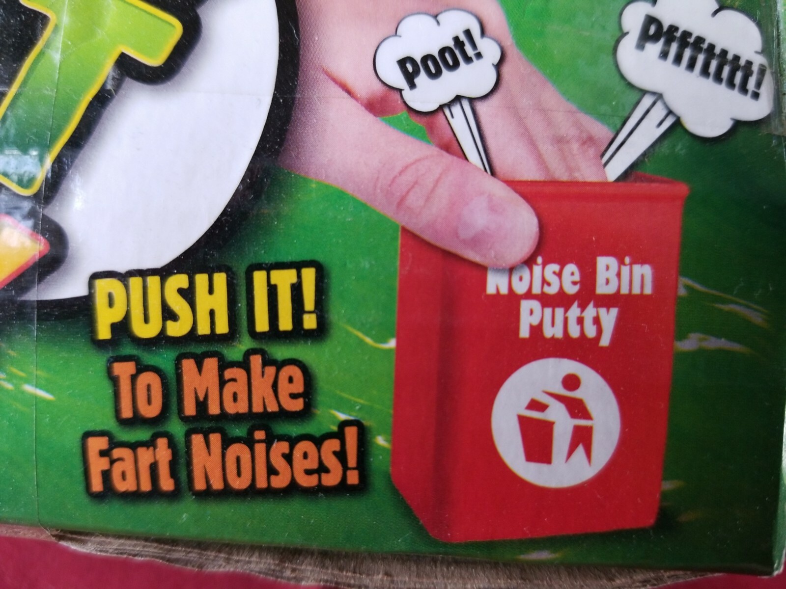 Recycling Bin Fart Putty NIB for ages 5 & up. FOR12 packs in display. Fun Party-image
