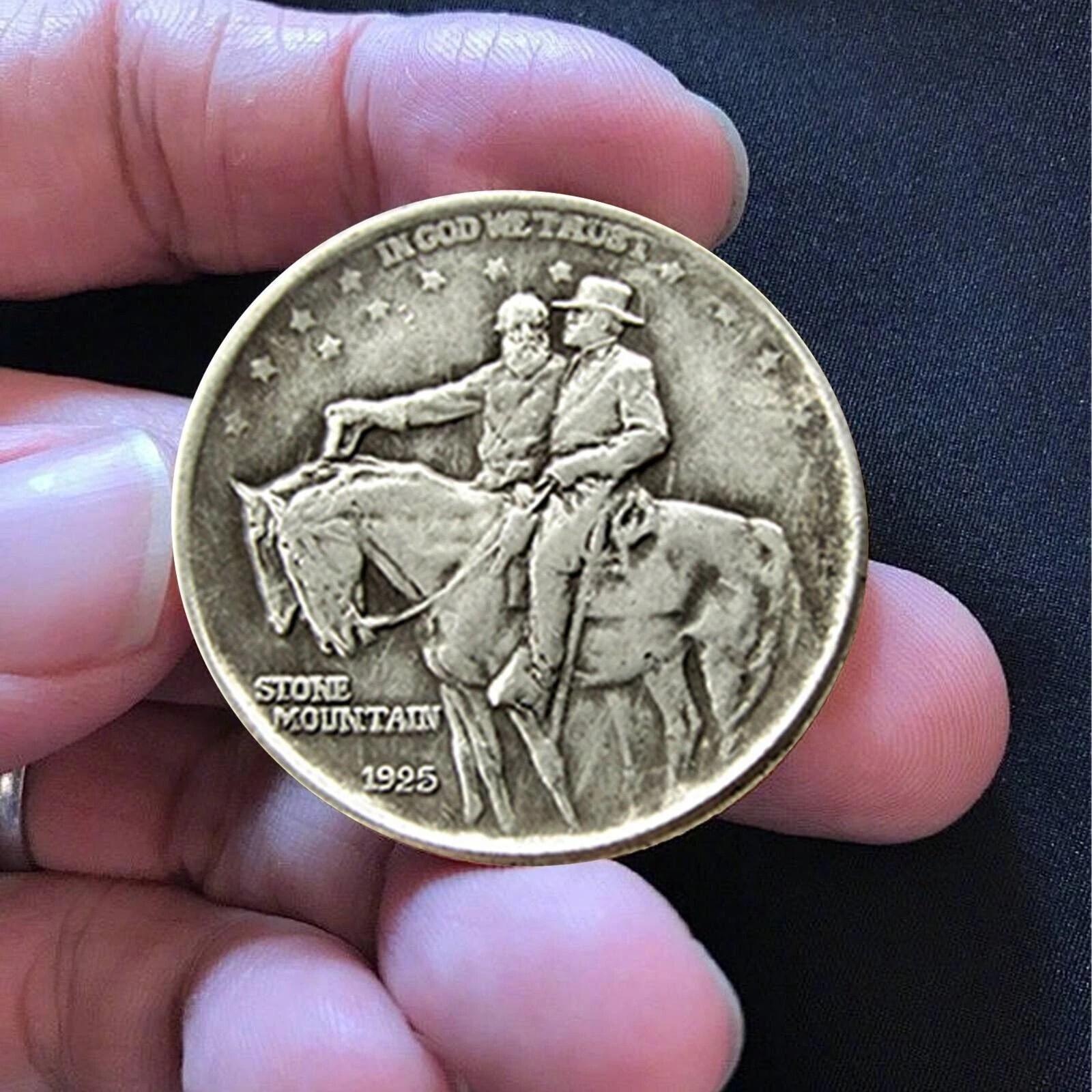 Look! 1925 Stone Mountain Silver Half Dollar – U.S. Classic Commemorative Coin