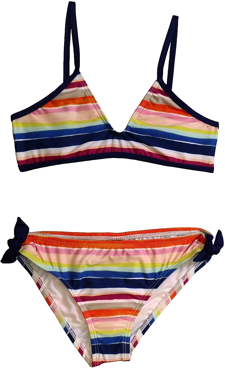 Splendid Striped Regular Size Swimwear for Women