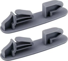 2 Pack Dishwasher Upper Rack Track Stop Clip Compatible with WP8565925
