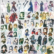 Anime Mo Dao Zu Shi MDZS Wei Wuxian Lan Wangji Jiang Cheng 54pcs Stickers
